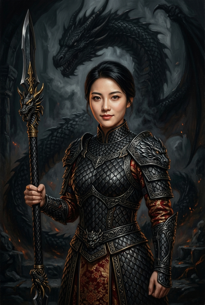 Transformation example: Female warrior