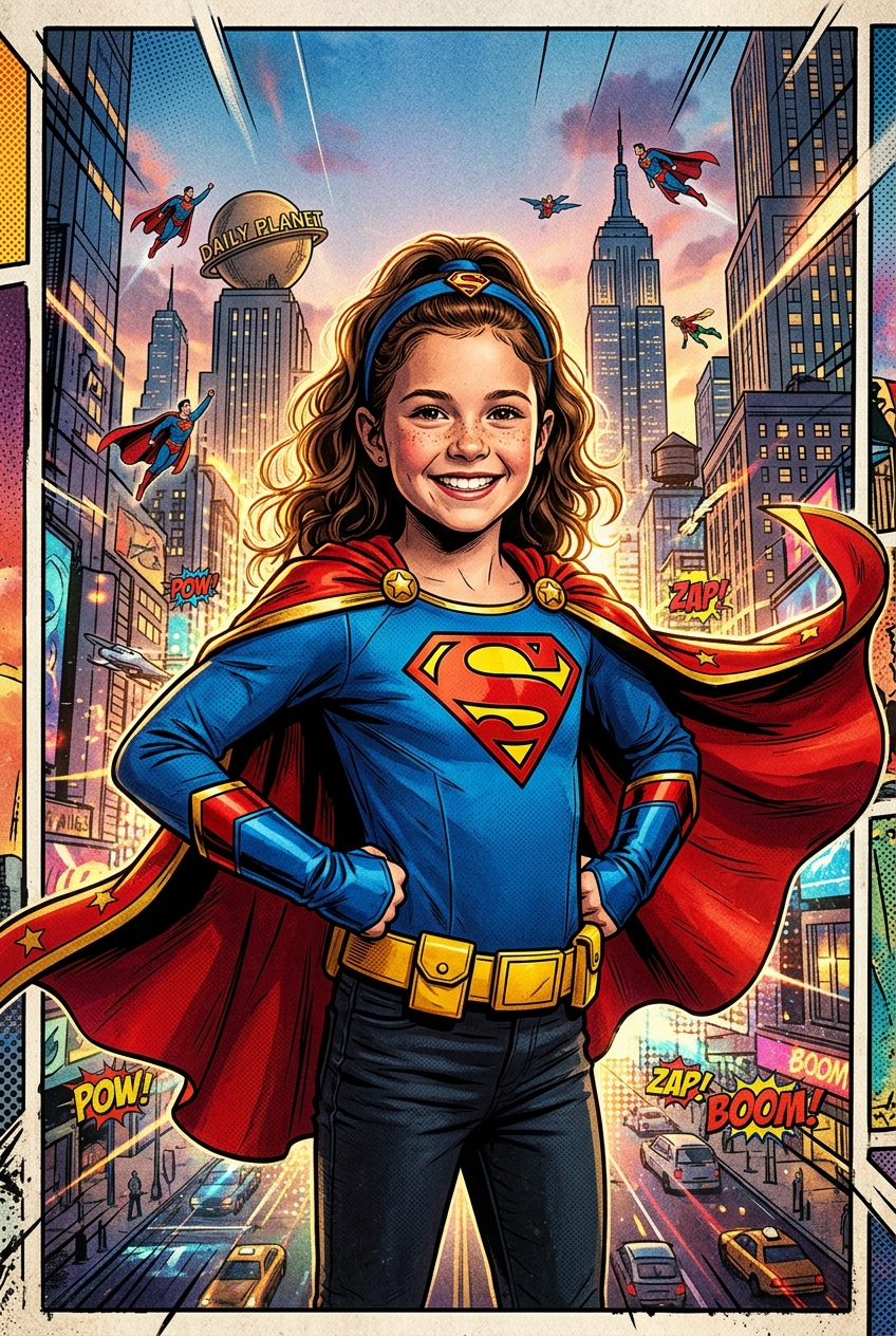 Transformation example: Supergirl