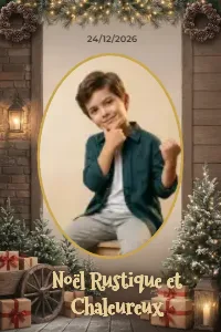 Noël Rustique et Chaleureux