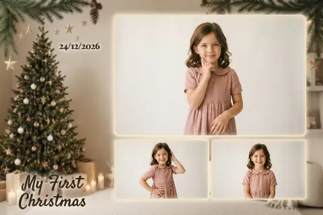Warm Cozy Family Christmas — 4×6 Paysage 3