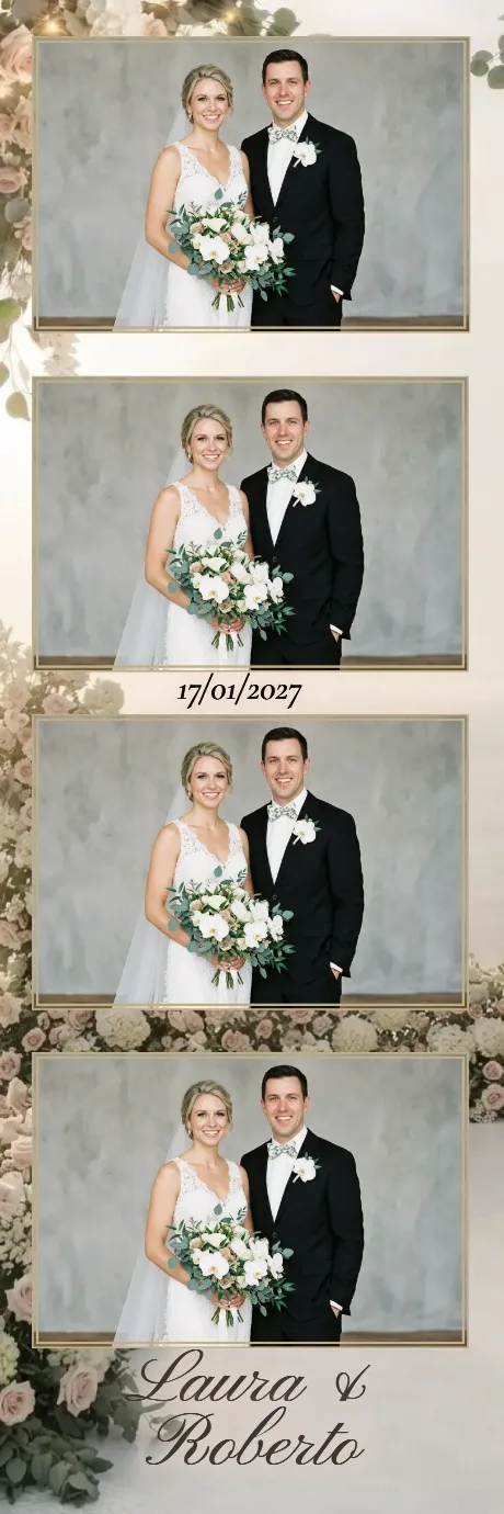 Cliffside Floral Wedding Elegance — Bande 2×6 2