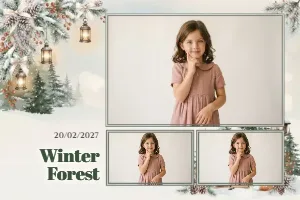 Animaux de la Forêt Enneigée