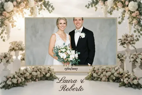 Cliffside Floral Wedding Elegance — 4×6 Paysage 6