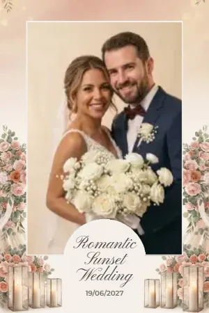 로맨틱 노을
