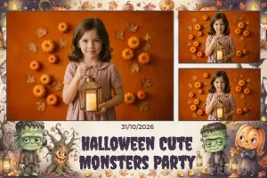 Kleine Zaubermonster Halloween