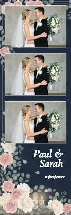 Navy & Blush Floral Romance