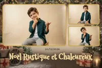 Noël Rustique et Chaleureux