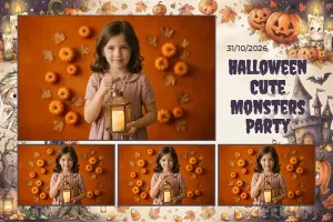 Kleine Zaubermonster Halloween
