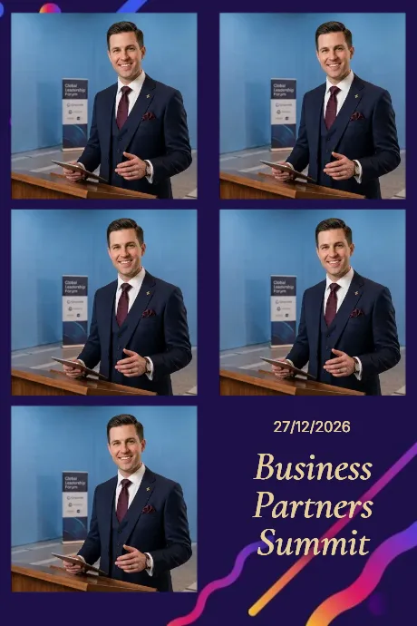 Modern Executive Gala — 4×6 Portrait 5
