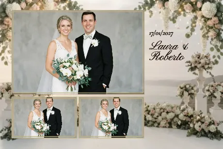 Cliffside Floral Wedding Elegance — 4×6 Paysage 4