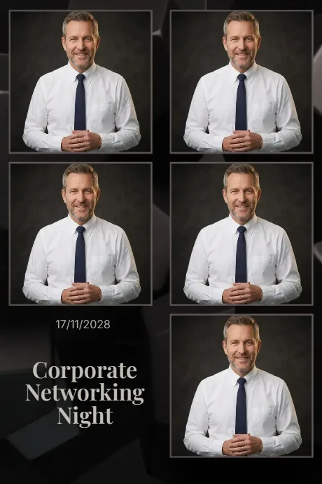 Modern Executive Lounge — 4×6 Portrait 2