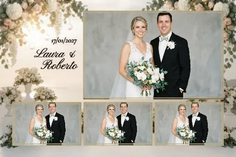 Cliffside Floral Wedding Elegance — 4×6 Paysage 3